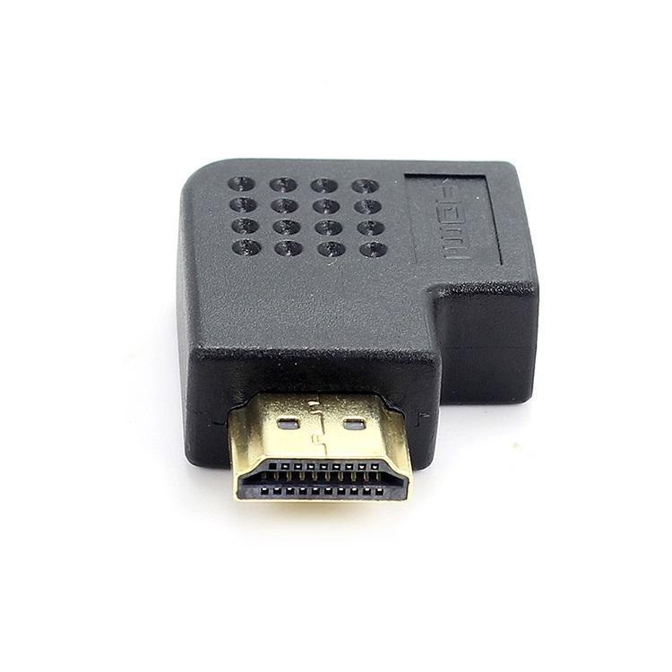 Đầu nối HDMI 2 đầu đực - cái cong 90 độ