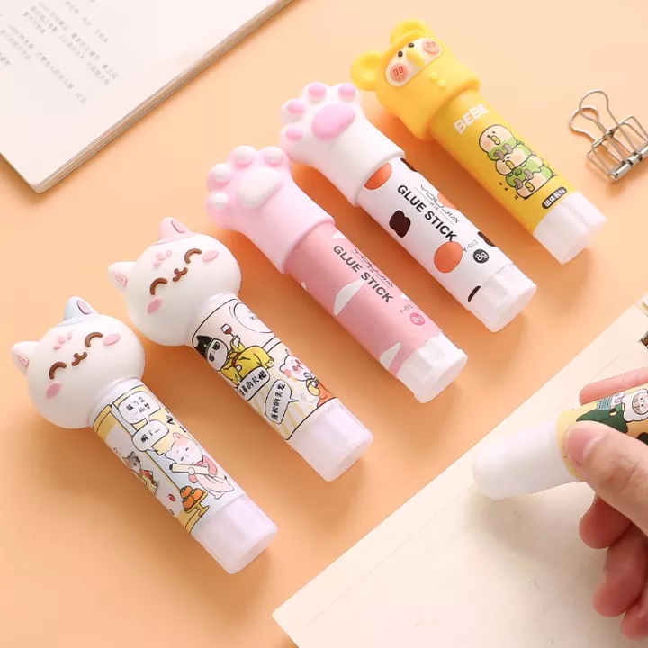 Hồ khô dán giấy hình thú hoạt hình dễ thương
