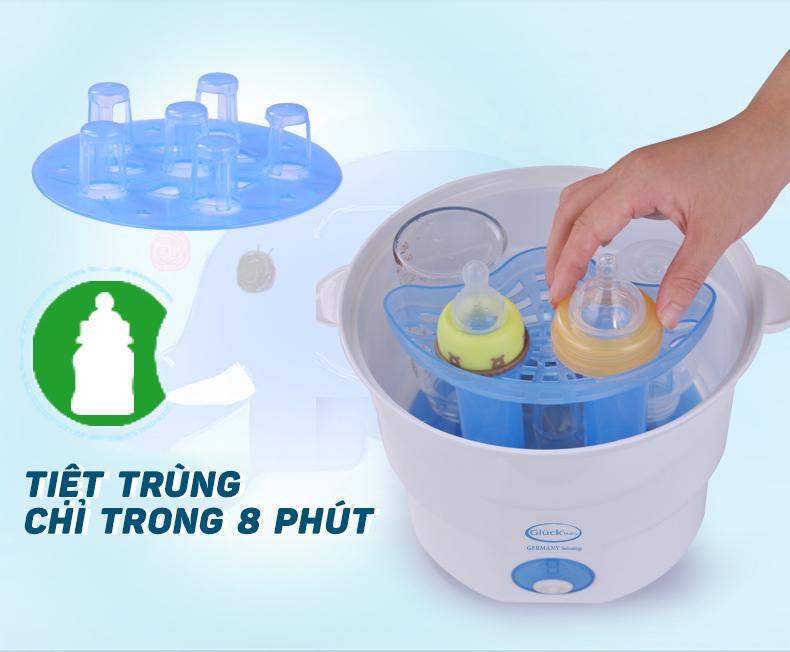 [HCM]Máy tiệt trùng bình sữa Gluck GX06