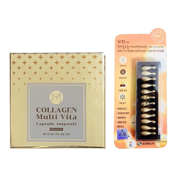 (Vỉ/12 viên) Tinh chất JM Collagen Multi Vita Capsule Ampoule