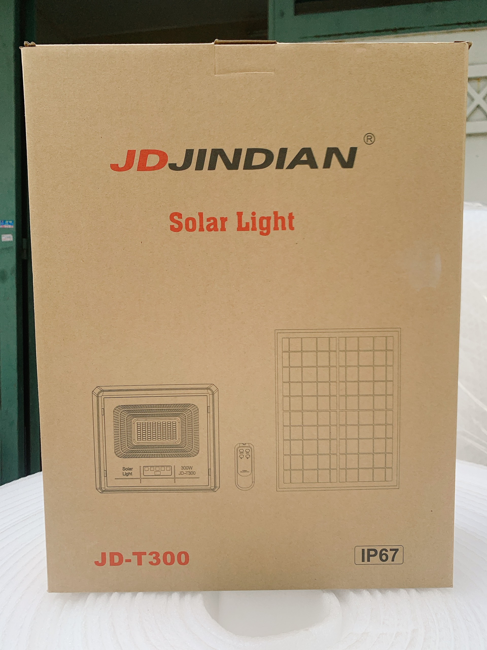 Đèn Pha Năng Lượng Mặt Trời Jindian JD T300 ( 300w )