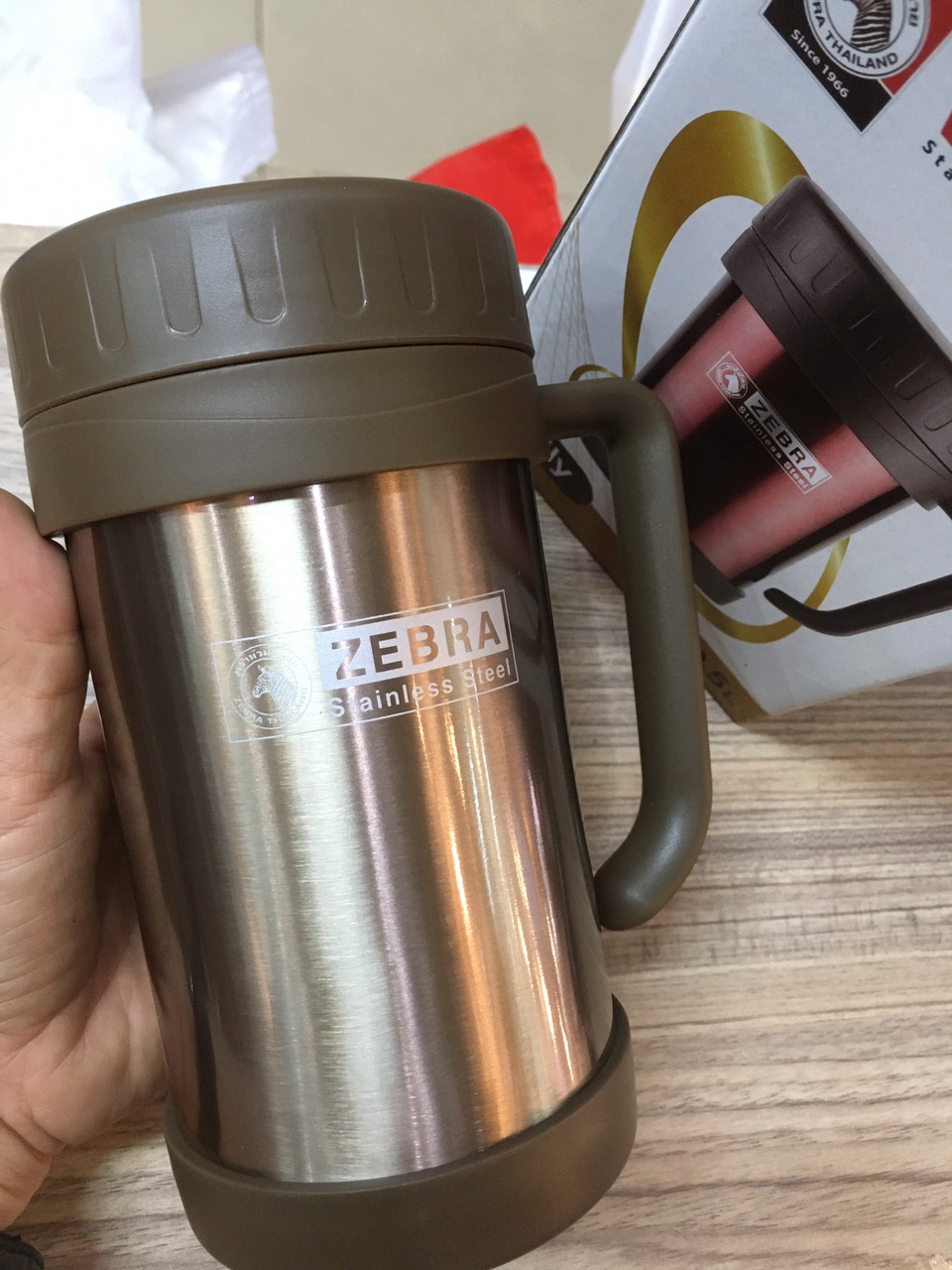 Ca giữ nhiệt zebra 500ml