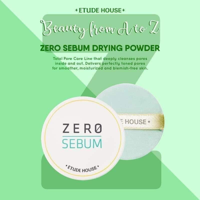 PHẤN PHỦ KIỀM DẦU ETUDE HOUSE ZERO NOSEBUM DRYING POWDER