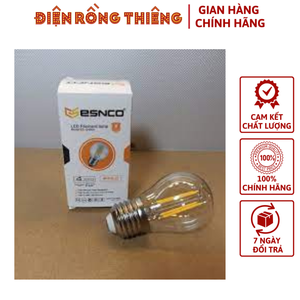 Bóng đèn led sợi tóc trang trí quán edison g45 4w , st64 đui e27