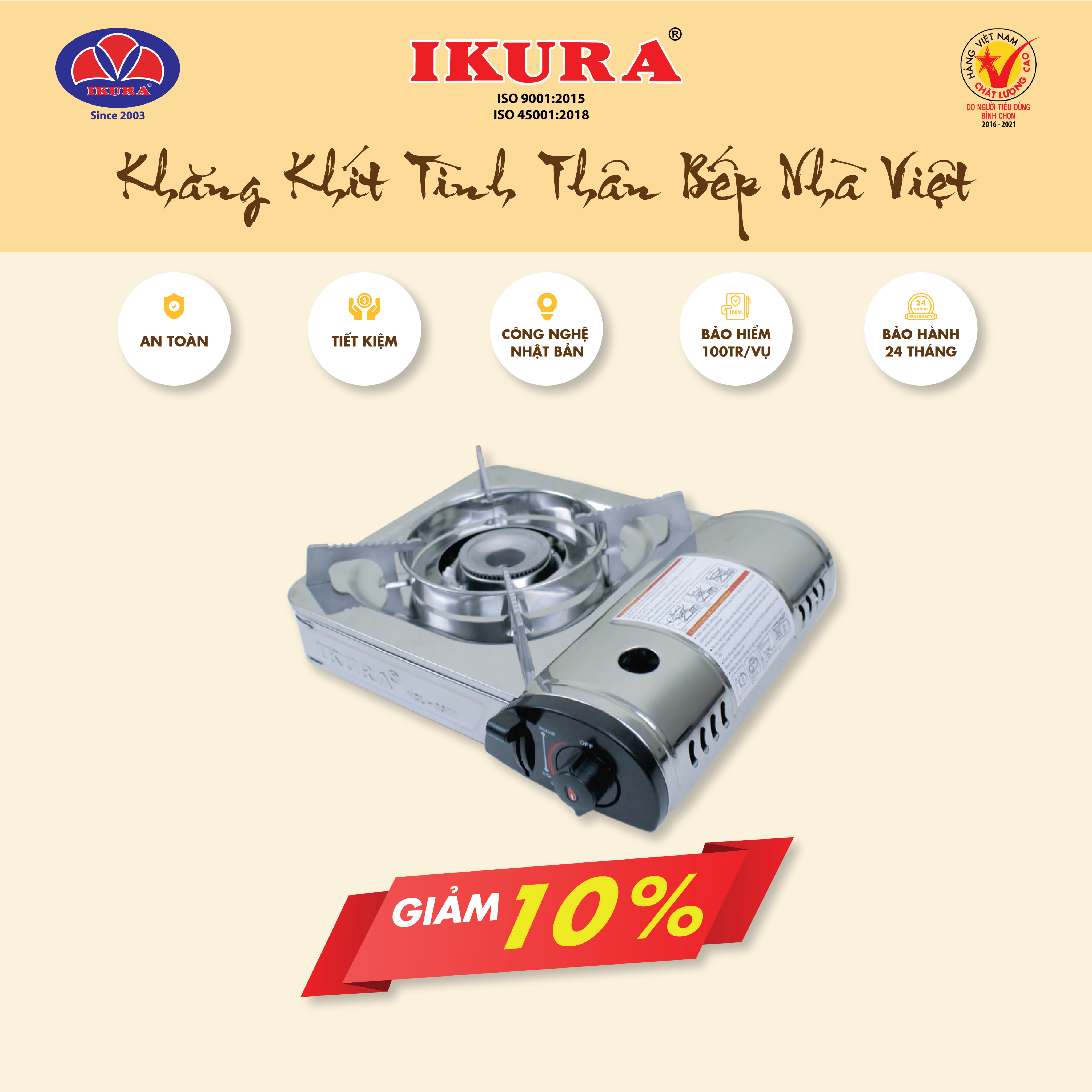 [HCM]Bếp Gas Mini Inox - (0514 inox) - Bếp du lịch tiện lợi