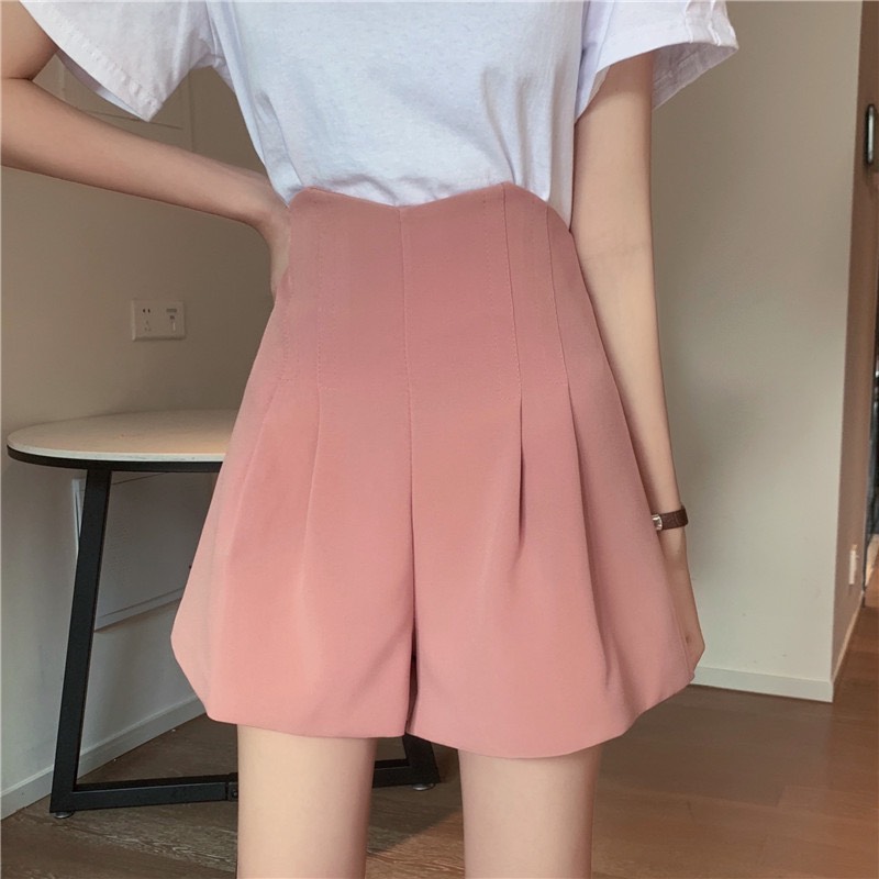 Quần Short 2 ly cạp cao cạp liền khóa sau