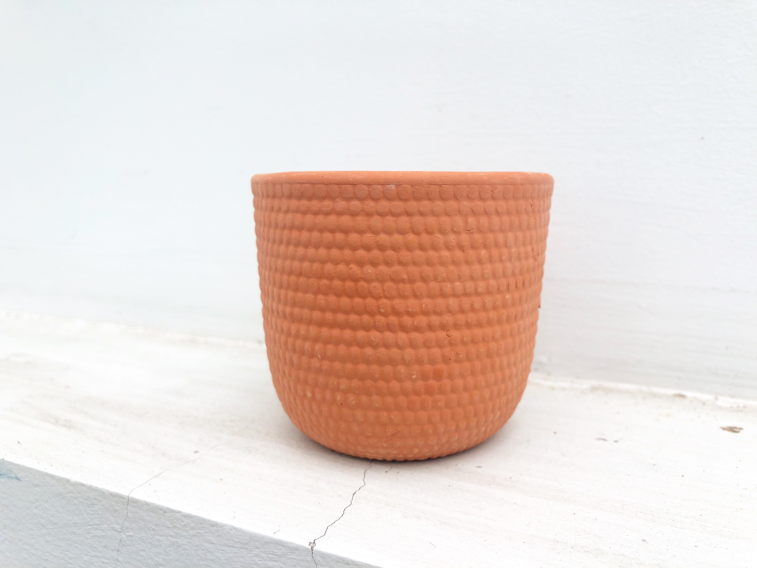 Chậu gốm đất nung nhỏ, kích thước 8x7.5 (cm)