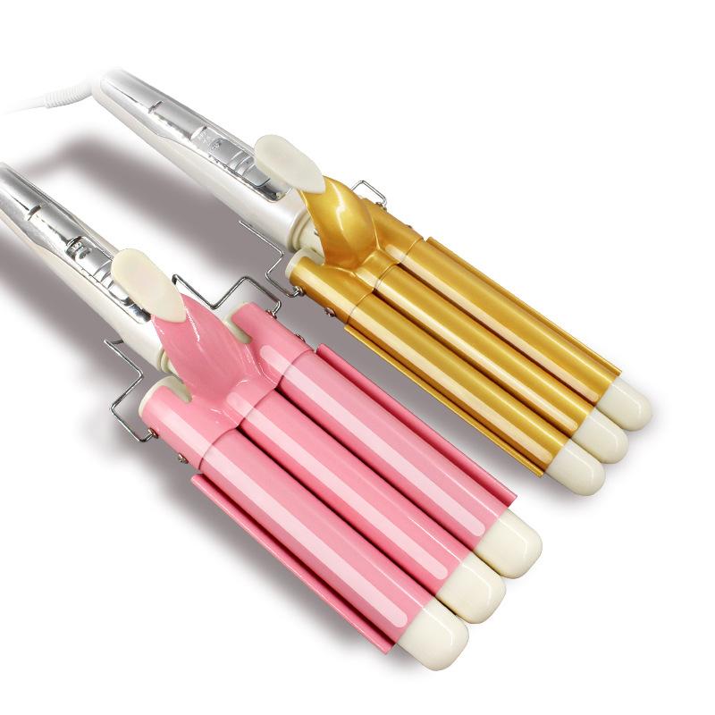 MÁY BẤM TÓC GỢN SÓNG, máy tạo kiểu uốn xoăn sóng nước,máy làm xoăn sóng 3 TRỤC phong cách hàn quốc,MÁY BẤM TÓC