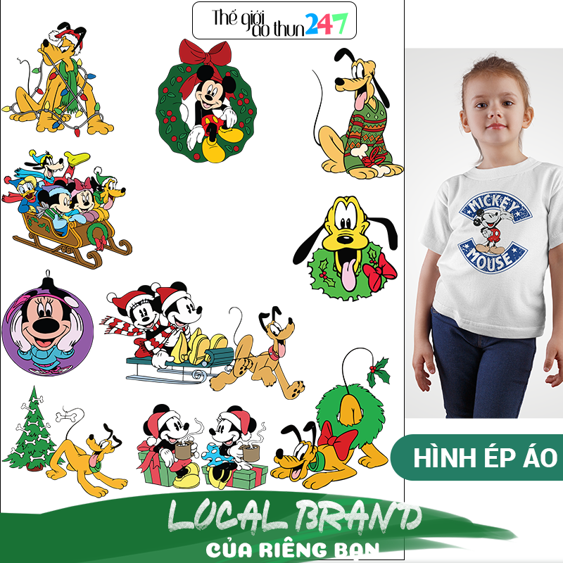 [Hình ủi, ép nhiệt] Hình ủi Mickey M6 dành cho trẻ em