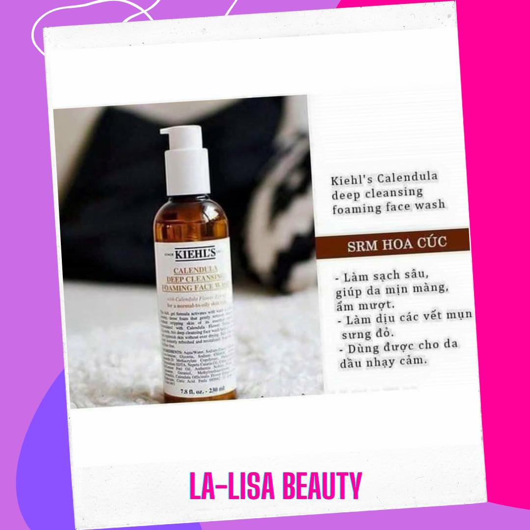 Sữa rửa mặt Kiehl’s hoa cúc Calendula Deep Cleansing 230ml