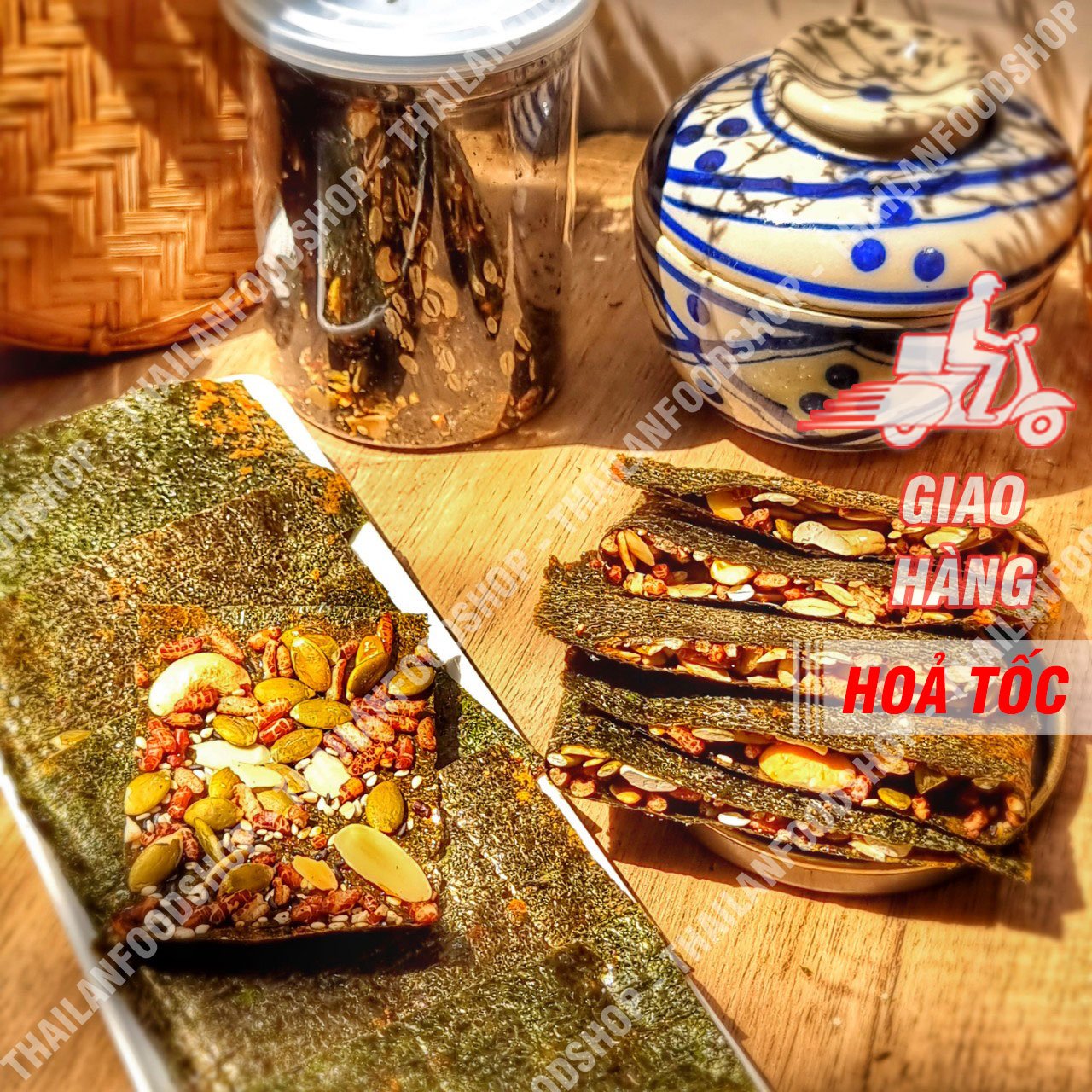 Rong Biển Kẹp Hạt Dinh Dưỡng - Lon 150gr