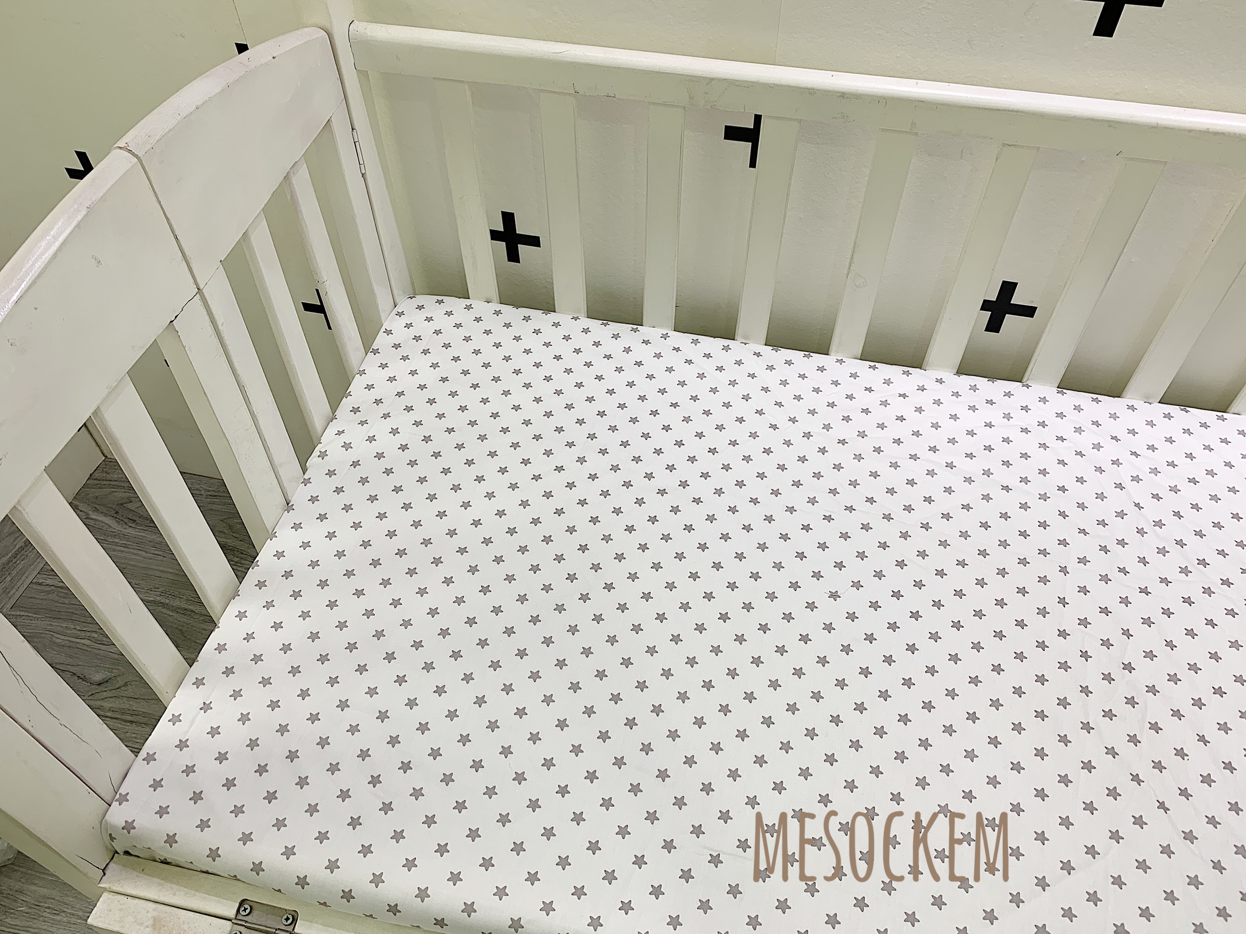 Ga cũi bo chun bọc đệm 100% COTTON cho bé (update hơn 40 mẫu)