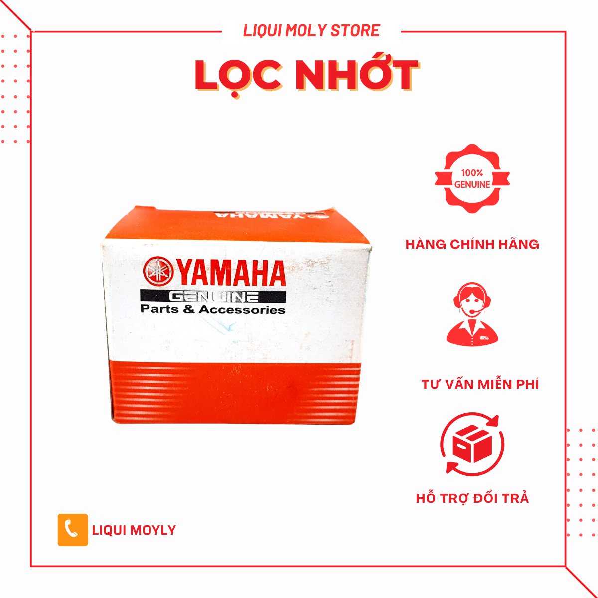 LỌC NHỚT CHO XE MÁY YAMAHA