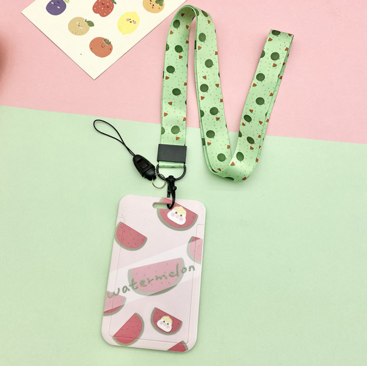 Strap student card (Style C) strap vertical card for school student office worker KUTE astray-combo Wire & Card-beyou