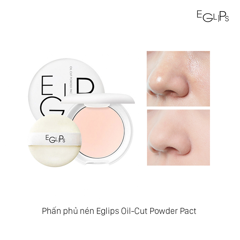 [HCM]Phấn Phủ Kiềm Dầu Eglips Oil Cut Powder Pact