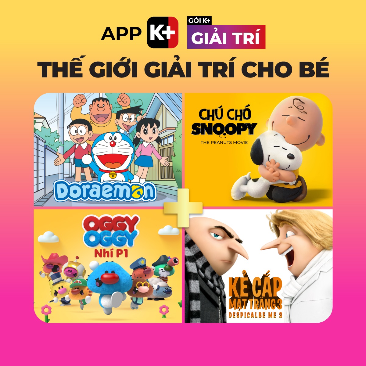 APP K+ Gói Giải Trí 01 tháng - Phim Trung, Hàn mới nhất & Kho bom tấn HBO GO