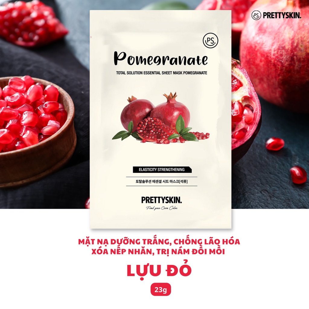 Mặt nạ dưỡng da Pretty Skin Total Solution Essential Sheet Mask 23g