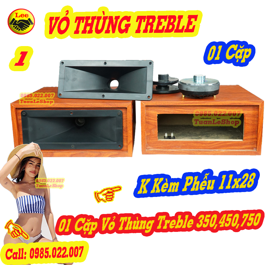 Vỏ thùng loa treble 450, treble 350, treble 750 – thùng loa treble rời