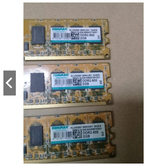 Bộ nhớ Ram DDR2 2GB bus 800 667 dùng cho Main 945, 965, G31, G41