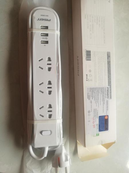 Ổ cắm điện Pisen PSCXB-01U  ( 3 x AC , 3 x USB )