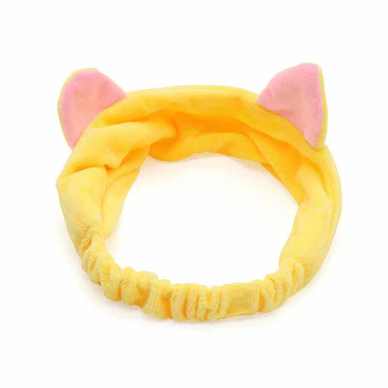 Băng đô rửa mặt tai mèo dễ thương