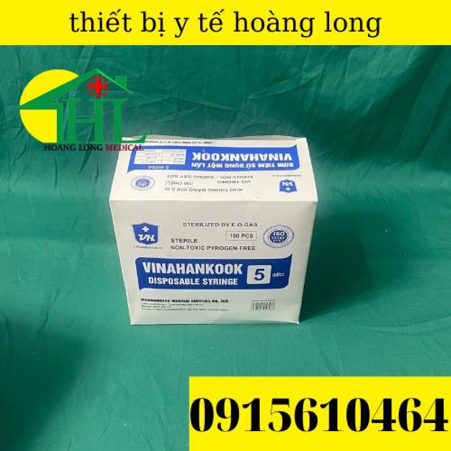[Bán lẻ 10 chiếc] Bơm tiêm 1 lần Vinahankook 5ml