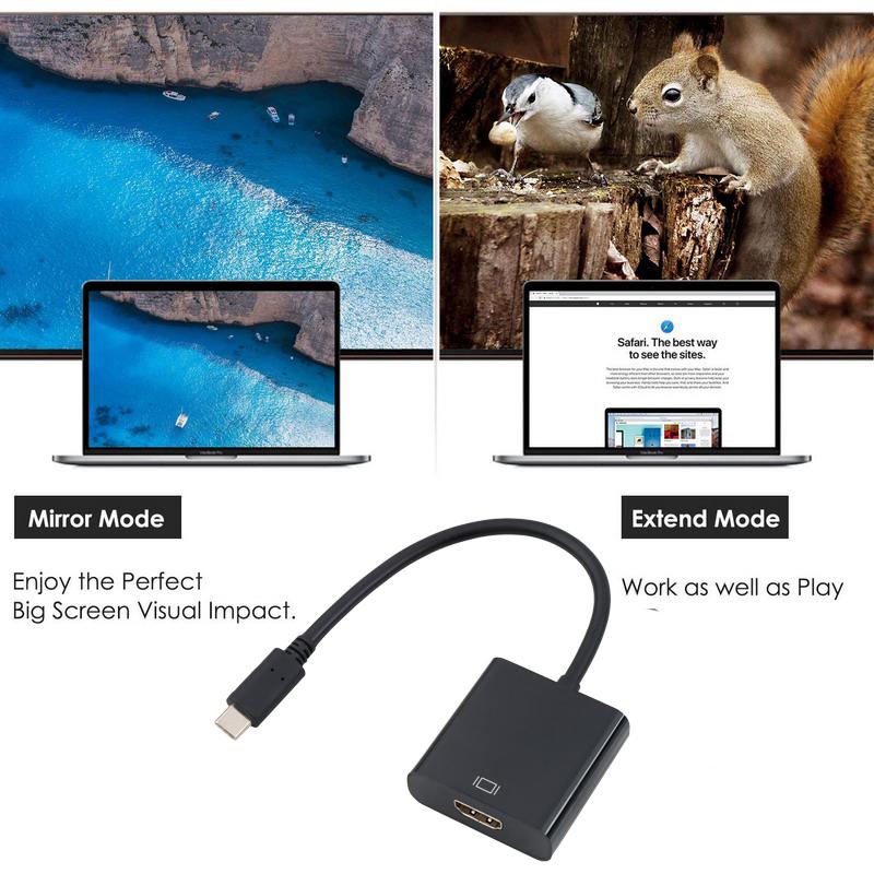 Cáp chuyển đổi USB type sang HDMI chất lượng cao
