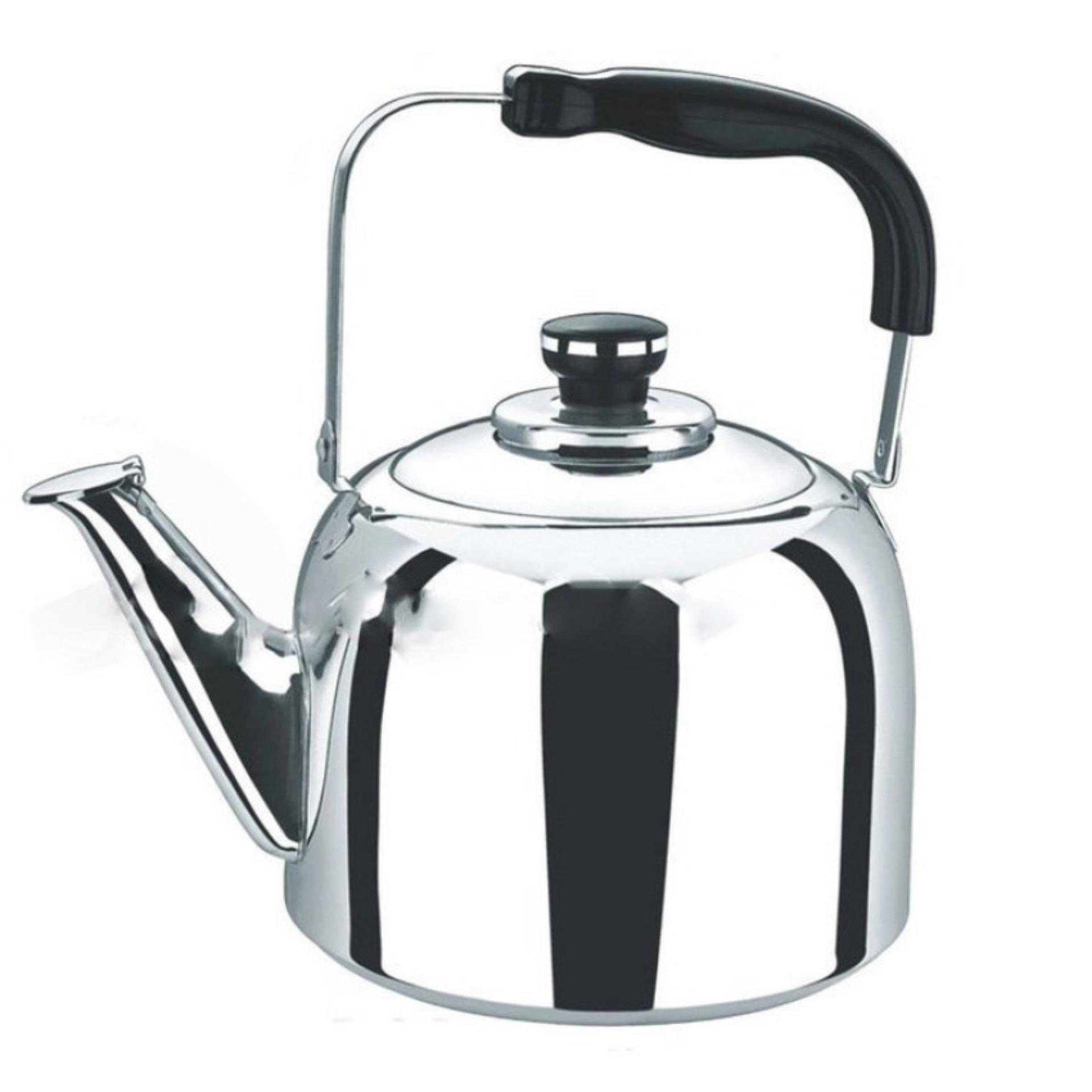 Ấm đun nước Inox báo còi khi nước sôi 2.5L