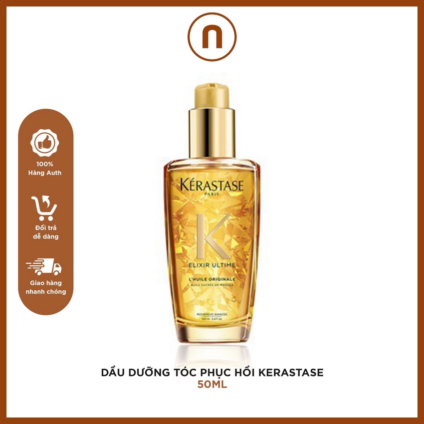 [FREESHIP] [ORDER_NƯỚC NGOÀI] Dầu Dưỡng Tóc Phục Hồi Kerastase 50ml NN02 Giúp Tóc Có Độ Bóng Sáng Vượt Trội Và Hương Thơm Tinh Tế Không Bị Tích Dầu Hoặc Gây Nhờn - NIAN.NIAN