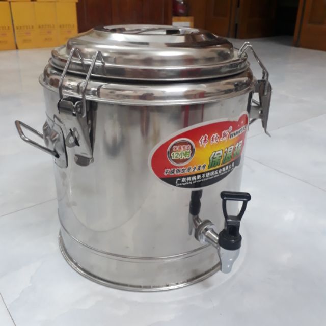 BÌNH INOX GIỮ NHIỆT 20 LÍT , 30 LÍT CÓ VÒI