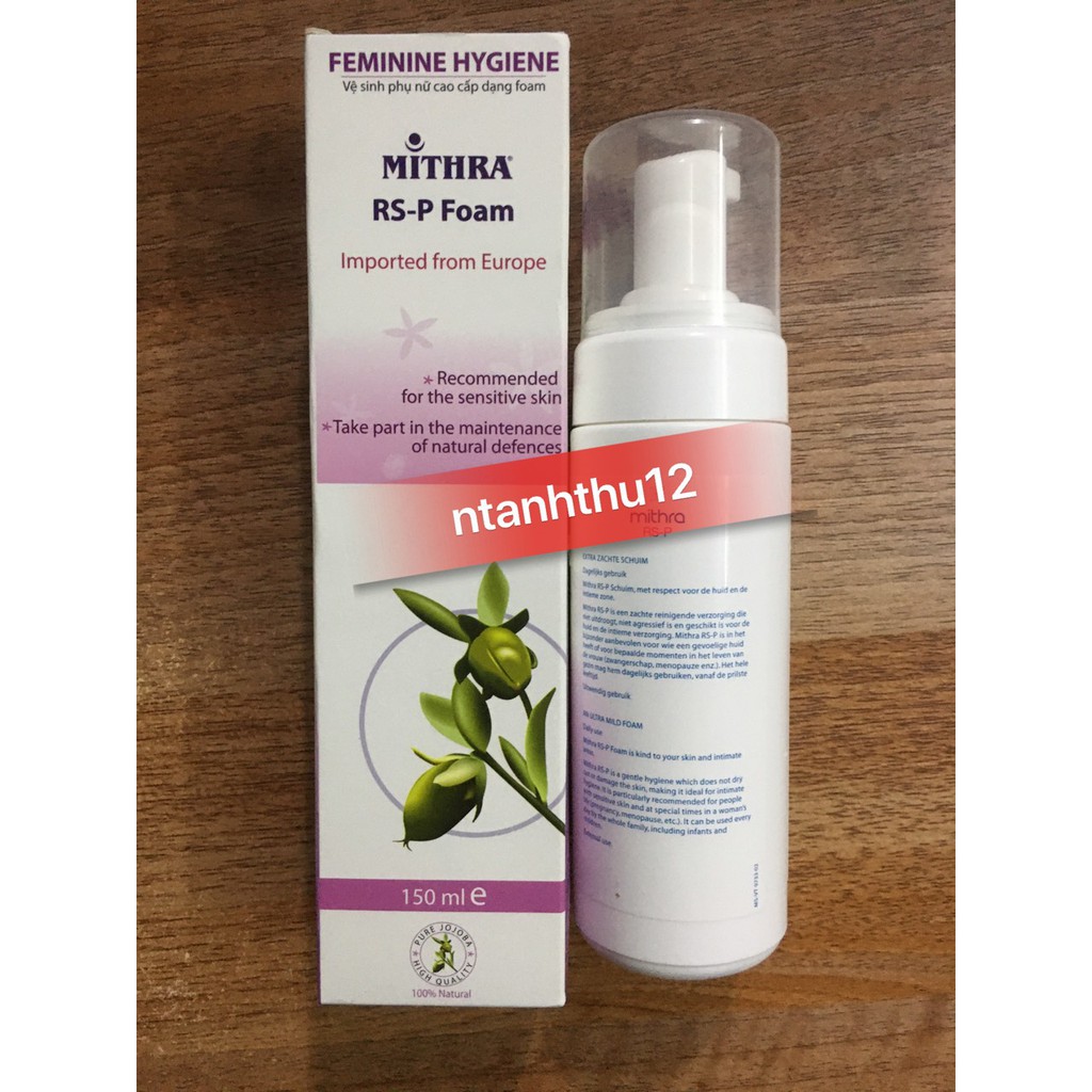 Vệ sinh phụ nữ cao cấp MITHRA RS-P Foam