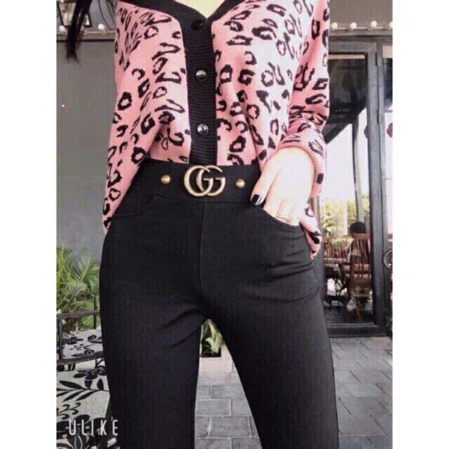 Quần Legging  Cạp Chữ Umi Hàn Cao Cấp