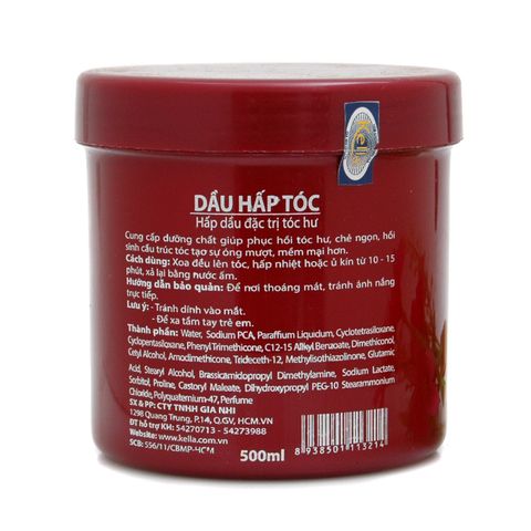 Dầu Hấp Tóc Suôn Mềm Bóng Mượt KELLA (500ml)