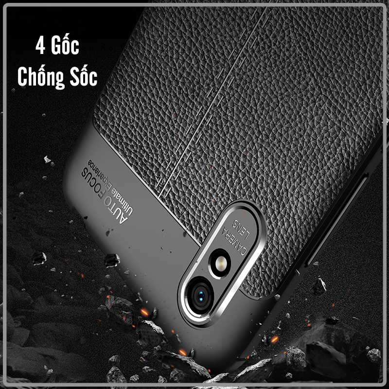 Ốp lưng cho Xiaomi Redmi 9A Giả da chống sốc