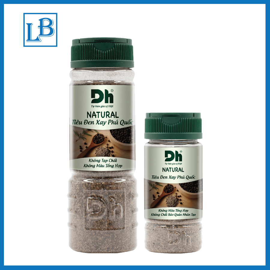 Natural Tiêu đen xay Phú Quốc Dh Foods