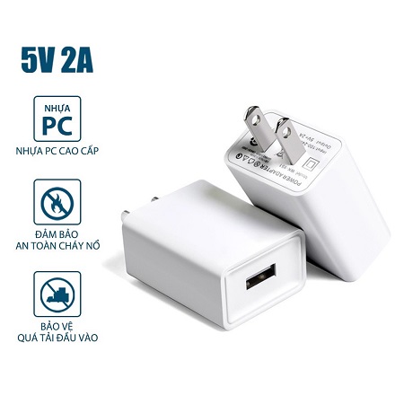 Củ Sạc Nhanh USB 5V-2A