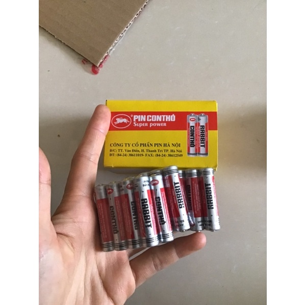 Pin tiểu con thỏ AAA - 1,5V vỉ 4 viên