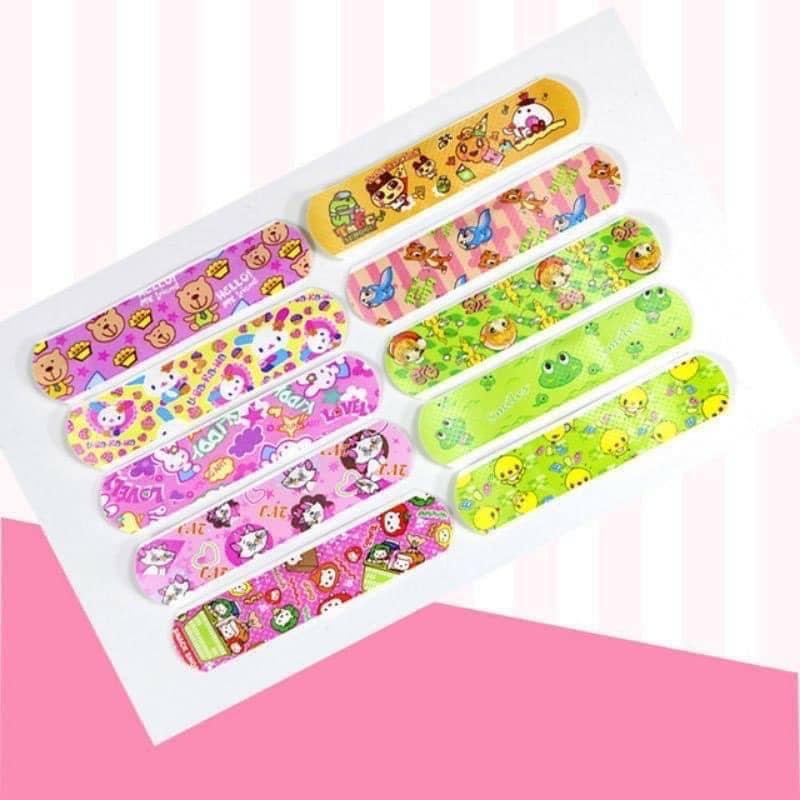 SET 100 MIẾNG Băng ơ gâu,băng cá nhân dễ thương