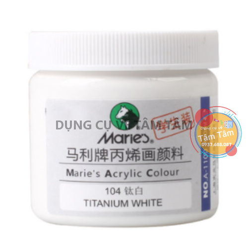 Màu Acrylic Maries, MARIE'S hủ 100ml link 1/2-Dụng cụ vẽ Tâm Tâm