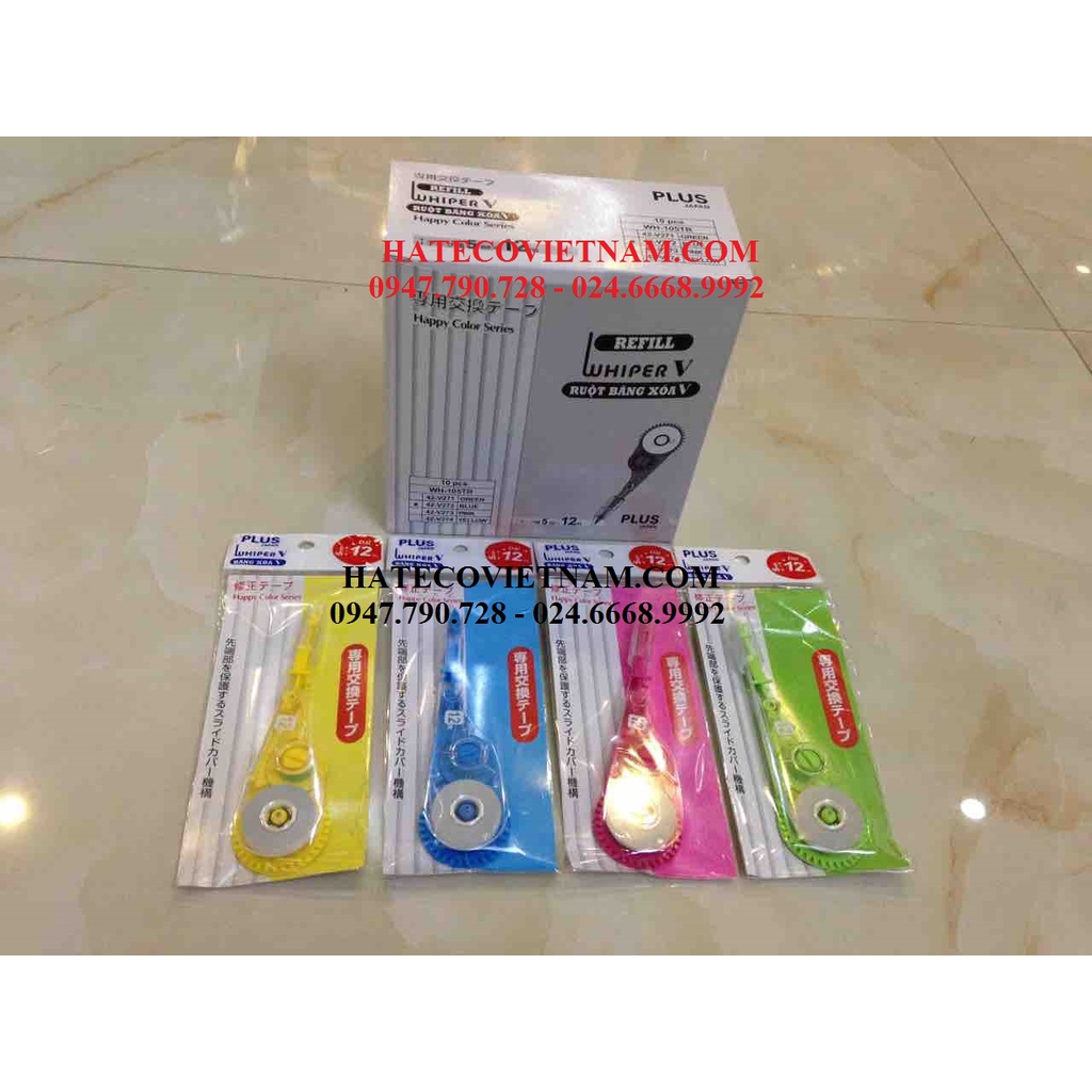 Ruột băng xóa plus to wh-105tr - ruột xóa kéo - ruột bút xóa phủ hàng