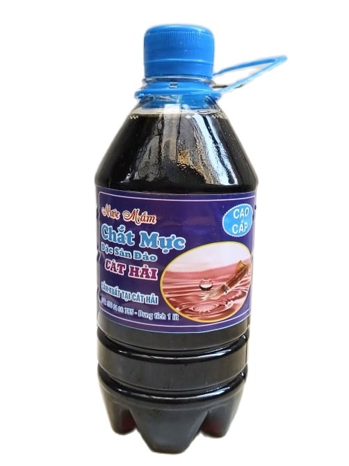 Nước mắm Chắt Mực Cát Hải (0.5 lít)