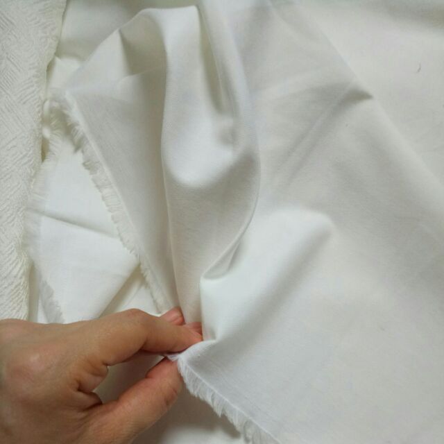 Vải thô trắng