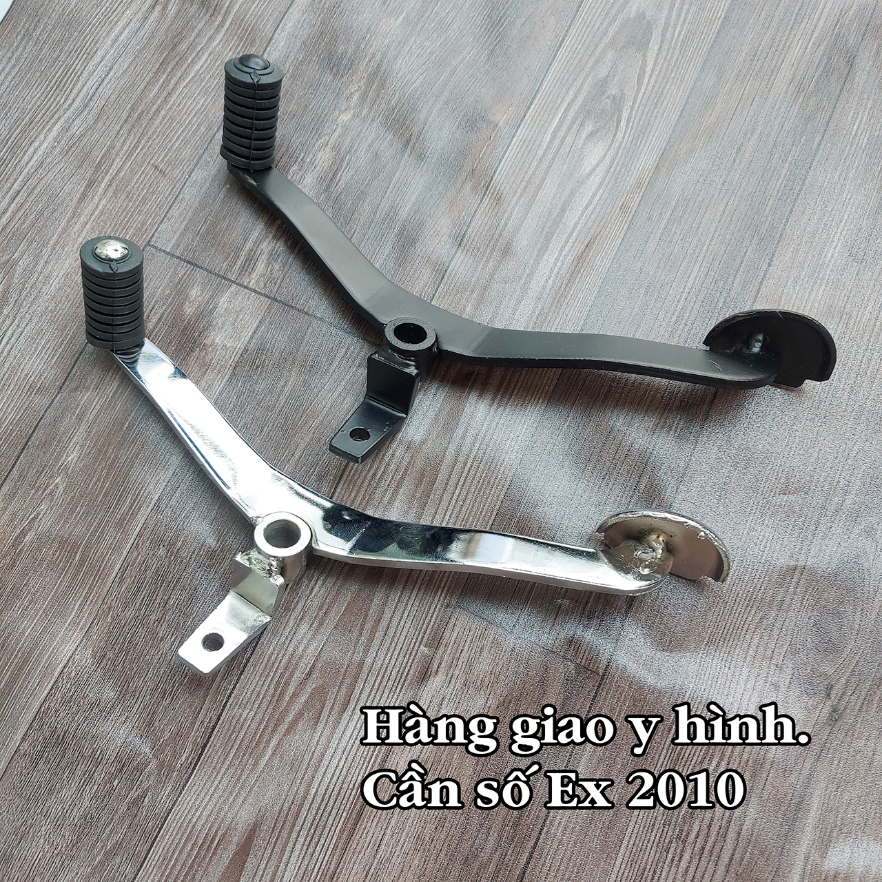 Cần số 2 chiều Exciter 2010 xi inox & sơn tĩnh điện