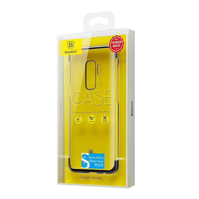 Ốp Lưng Viền Màu Baseus Luxury Glitter Cho Máy Samsung Galaxy S9
