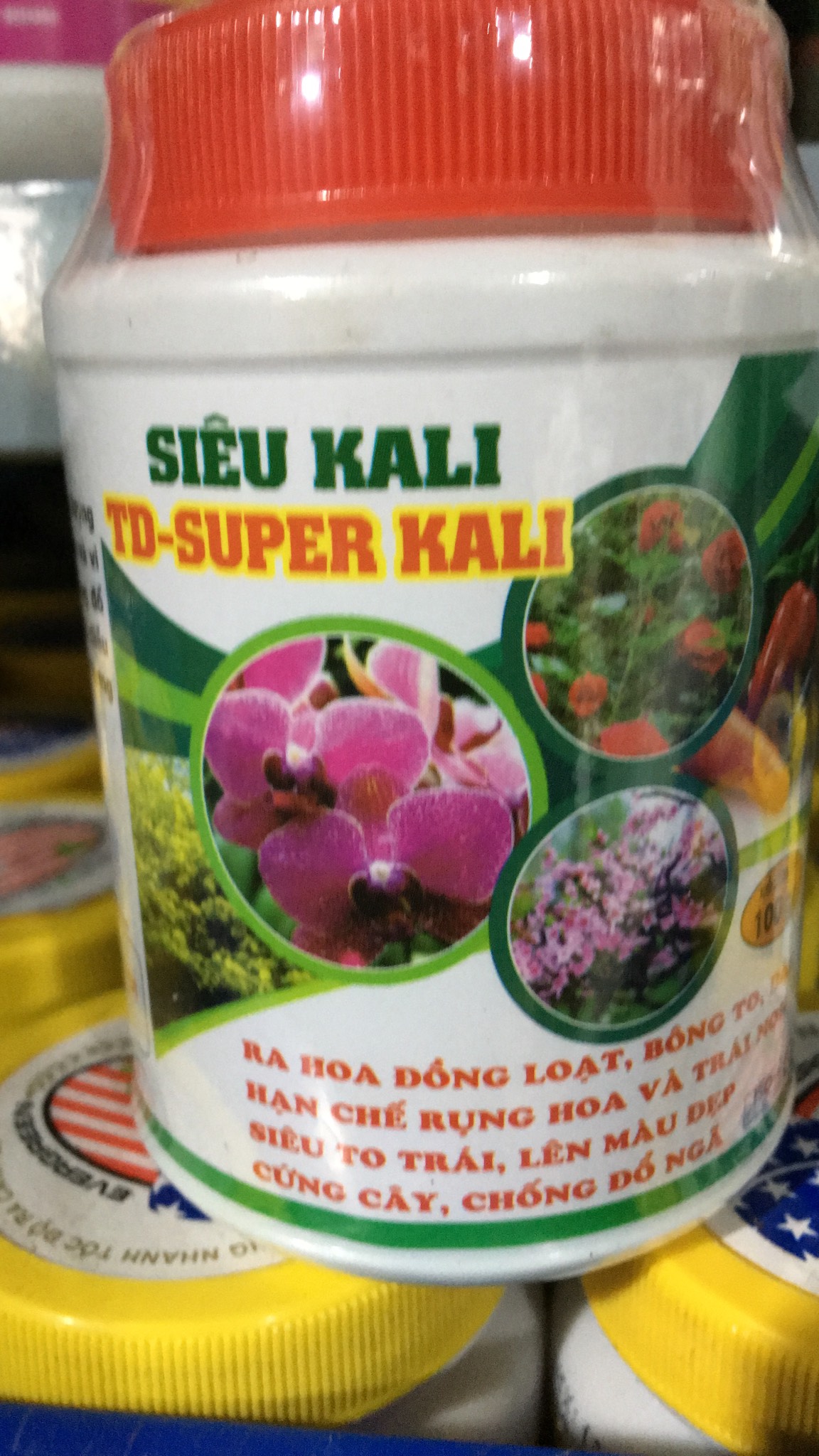 Phân bón SuperKali TD dành cho hoa lan cây cảnh 100g