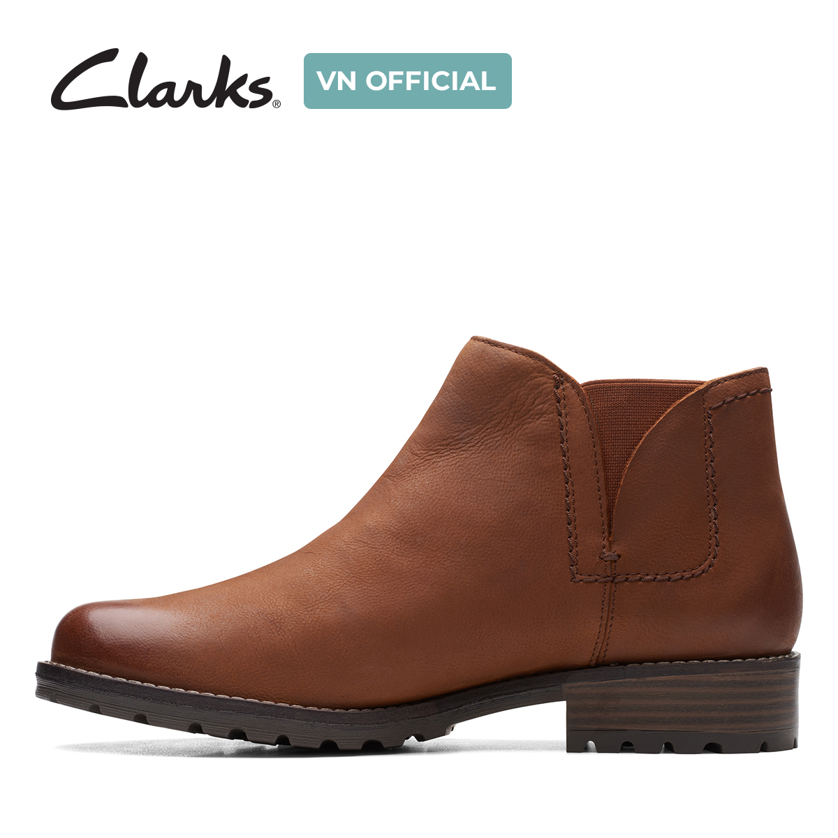 Giày Bốt Da Nữ Clarks - Clarkwell Demi