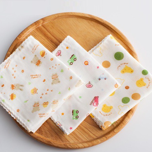 [HCM]Khăn Sữa X&ocirc Xuất Nhật 2 Lớp Set 10 C&aacutei