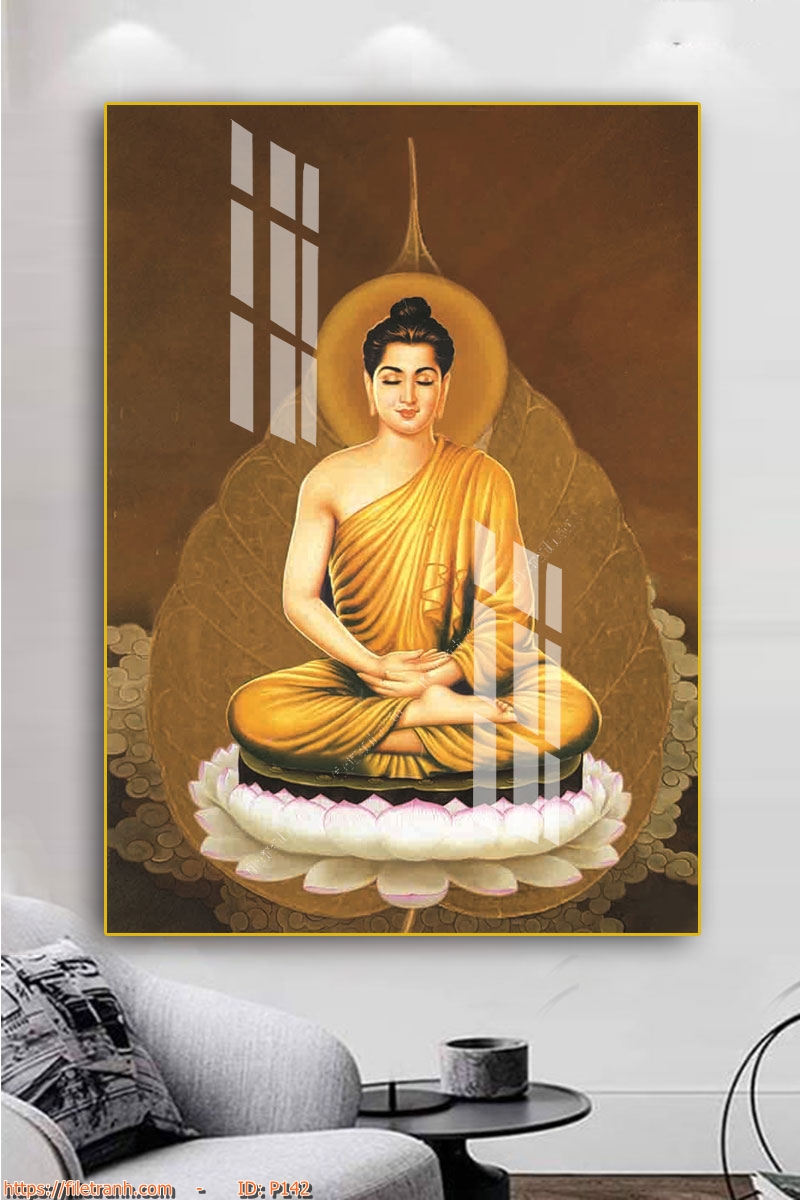Tranh Canvas Trang Trí - Tranh Phật Thanh Tịnh