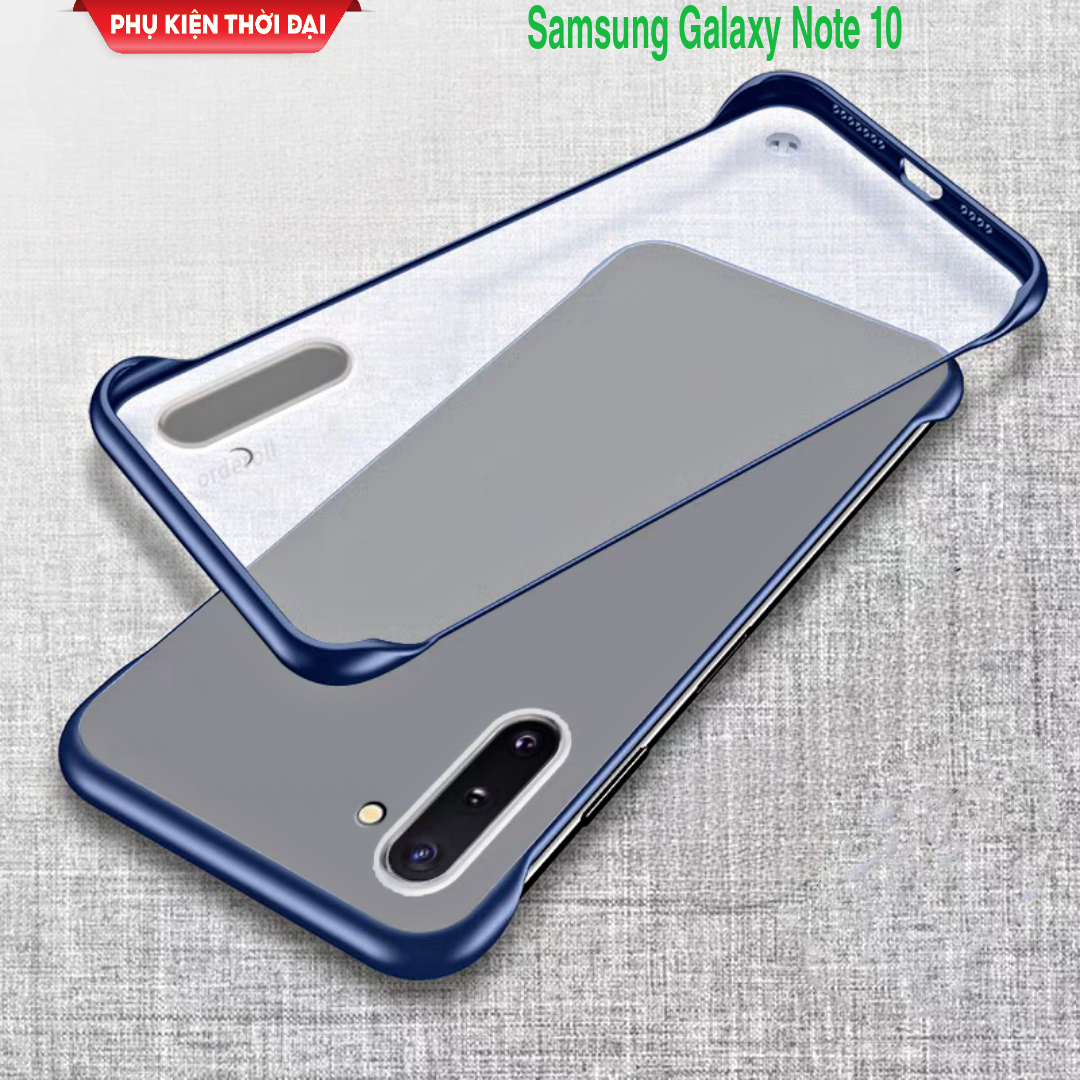 Ốp lưng Samsung Note 10 / Note 10 5G trong mờ nhám siêu mỏng không bo cạnh