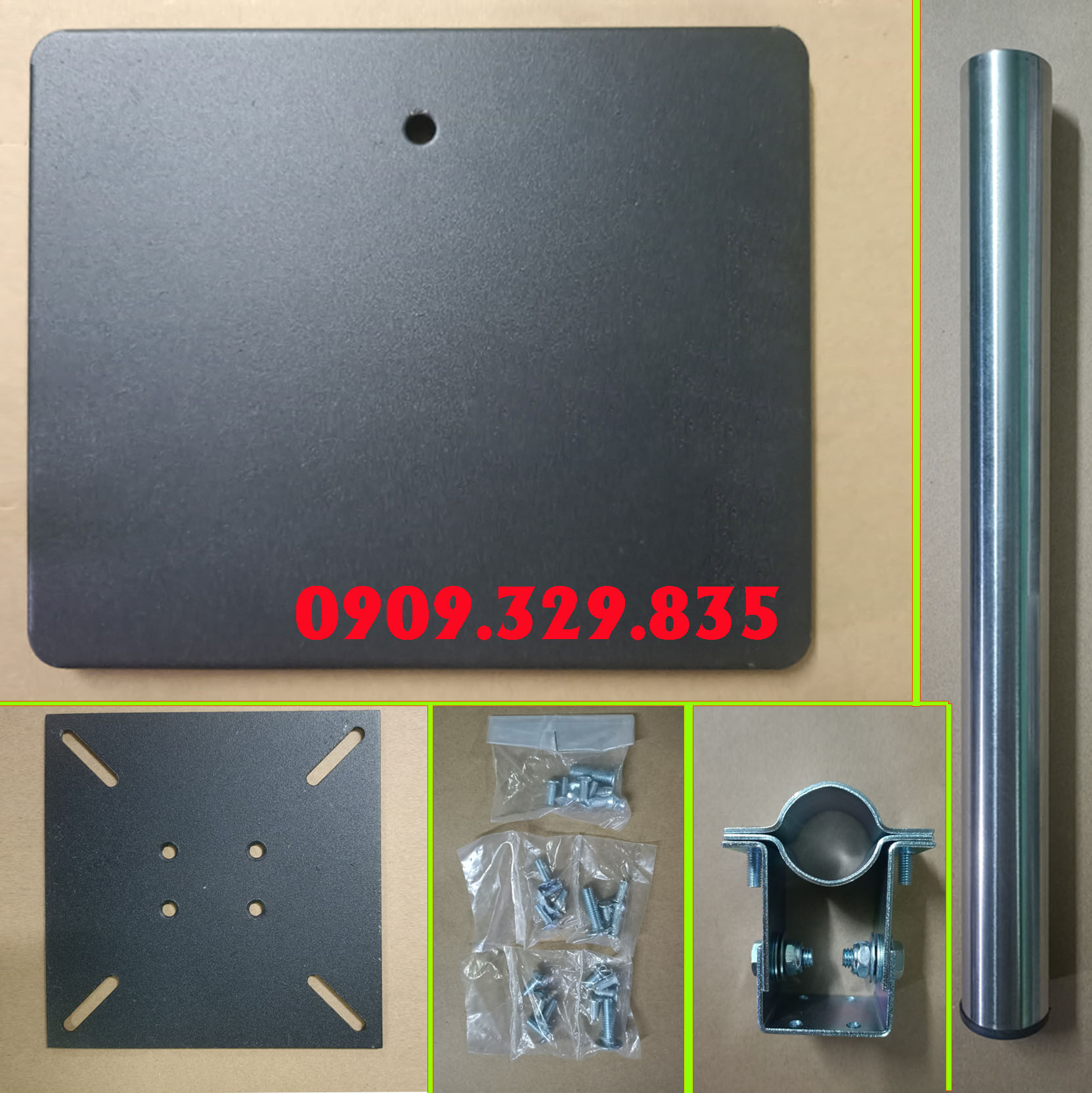 Chân màn hình đa năng cho màn hình LCD đế sắt